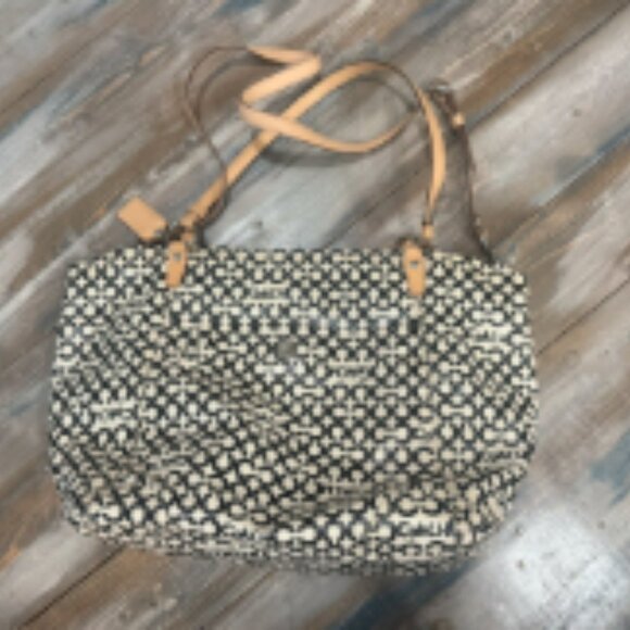 Coach large leather tote - Picture 7 of 8